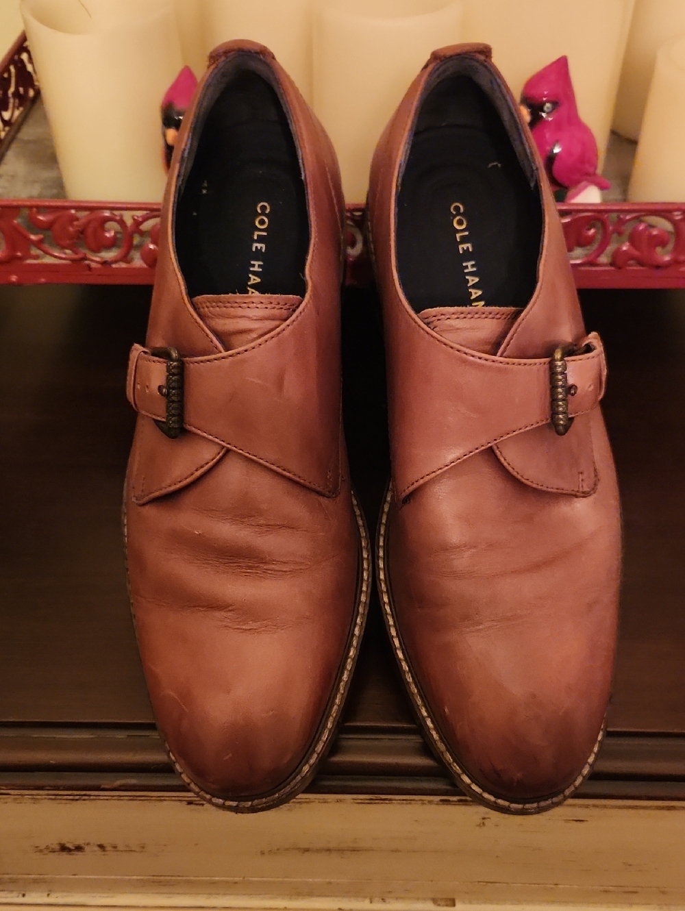 Cole Haan SZ 8 Kennedy Single Monk Strap Oxford